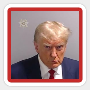 Trump Mugshot Sticker